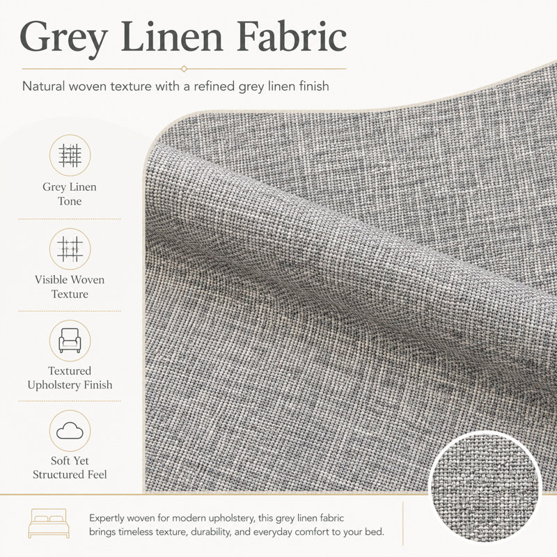 Single (3') Bed Frame, Gray