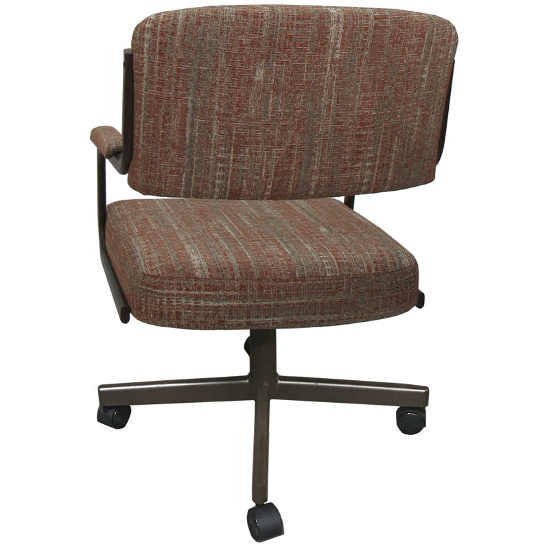 Chaise de salle à manger Huriyyah, Rouge, Brun