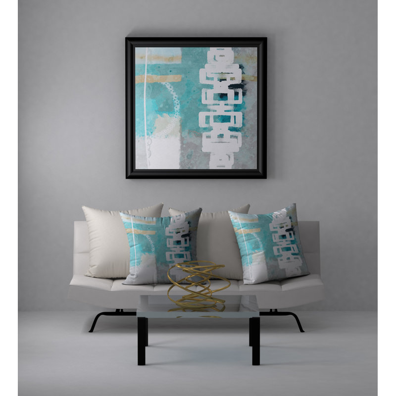 Magnifique Coussin décoratif carré effervescent, 24 po x 24 po