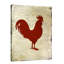 Rooster Silhouette 1 by Kimberly Allen - Wrapped Canvas Print-1682362546