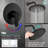 8 Inch Matte Black Rain Shower Faucet Set – SUS304 Stainless Steel High Pressure Water-Saving Shower System
