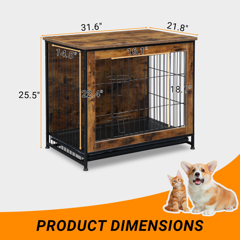 Table de bout en bois pour chien