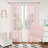 Voile Decorative Tab Top Curtain Pair-444480574-444480572