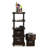 Columbia Walnut Space-Saving Rack - Stylish Open Shelf Storage Solution For Any Room