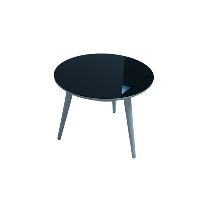 Pena Glass Top End Table