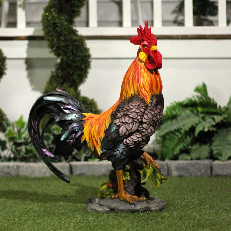 Rooster Statue, Yellow