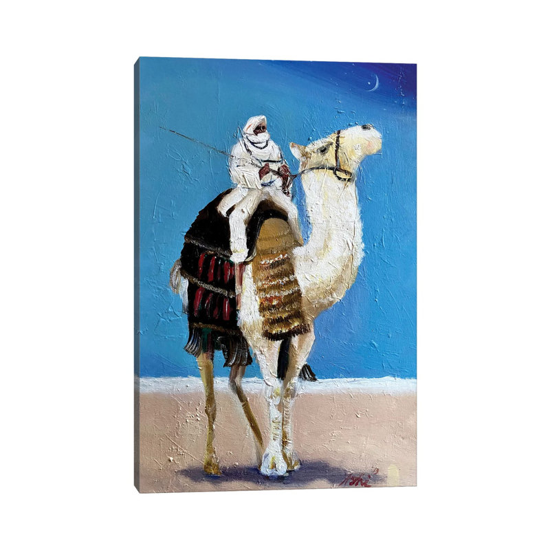 A Bedouin by Yura Ashi - Wrapped Canvas Gallery-Wrapped Canvas Giclée, 20.32 cm H x 30.48 cm W