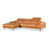 Similicuir orange