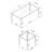 Ensemble de tables basses 3 pièces Halethorpe