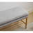 End Of Bed Bench With Shelf, Linen Upholstered Storage Shoe Bench, Modern Bedroom Bench With Metal Legs For Living Room, Entryway, Dining Room, 300 LB, Linen Color(Gray), Shoe Storage-914924721