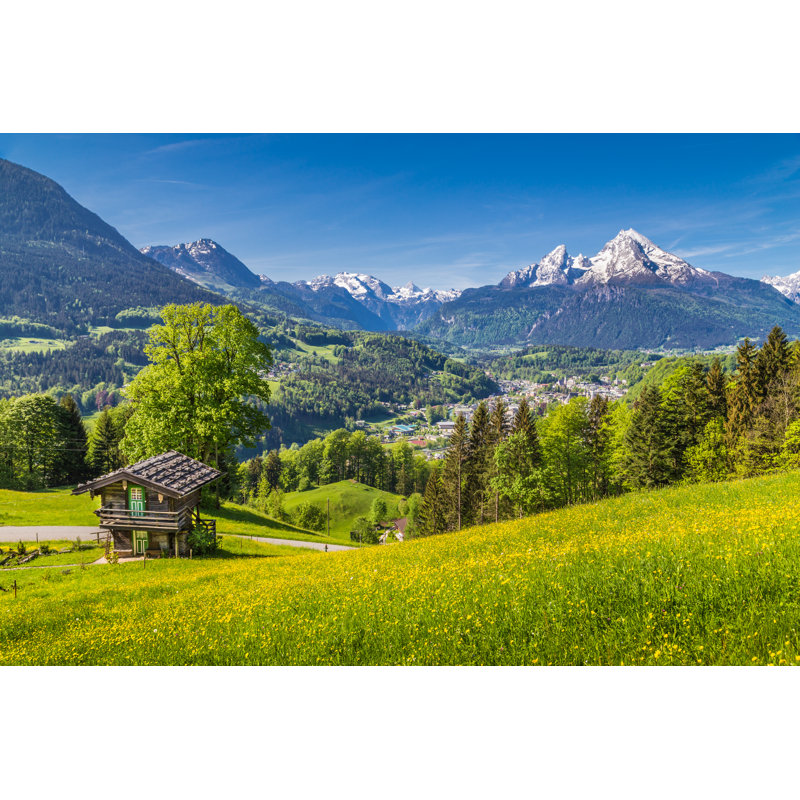 «Idyllic Landscape» par Bluejay - Photographie sur toile tendue, H 8 po x l 12 po
