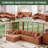 110" Cloudy Corduroy Frameless Boneless Modular Sectional Sofa With L-Shape Chaise, Deep Seat Boneless Couch, No Assembly Required, Modern Lounge Sofa-1885541755