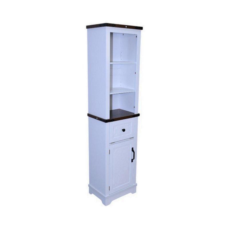 Narrow Cabinet, Bathroom Storage Cabinet, Farmhouse Storage Cabinet With Adjustable Shelves, Bathroom Storage Cabinet For Organization