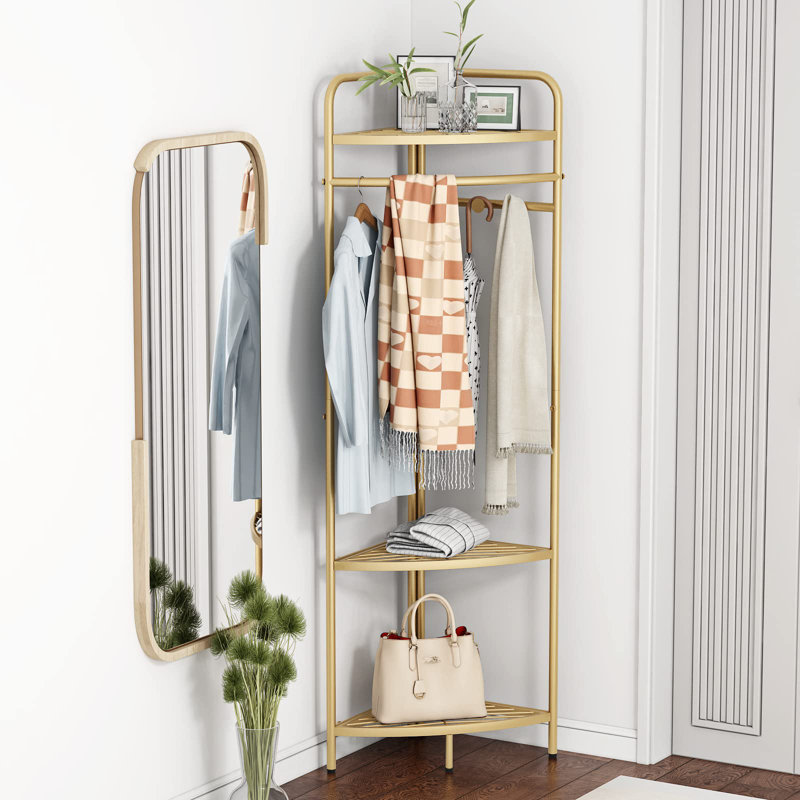Extension 1'' Metal Adjustable Coat Rack