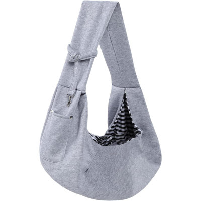 Dog Carrier Sling - Reversible Puppy Carrier Purse With Storage Pocket, Hand-Free Dog Sling Carrier For Carry  Dogs And Cats, Travel Safety Harness, Dog And Cat Harness