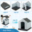 Abri imperméable intérieur / extérieur Dog House-1295524241-1295524243