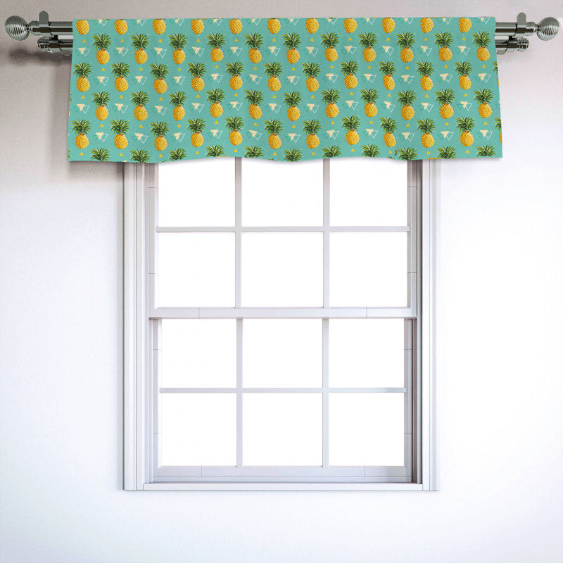 Sateen Ruffled Window Valance