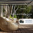 Semi-Cassette Patio Awning with LED Lights - Moroccan Collection -54833129-54833137