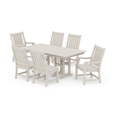 POLYWOOD x Birch Lane Verlyn 7-Piece Farmhouse Dining Set by Birch Lane