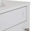 Meuble-lavabo simple 18,5 po avec plateau en marbre de culture-536184374