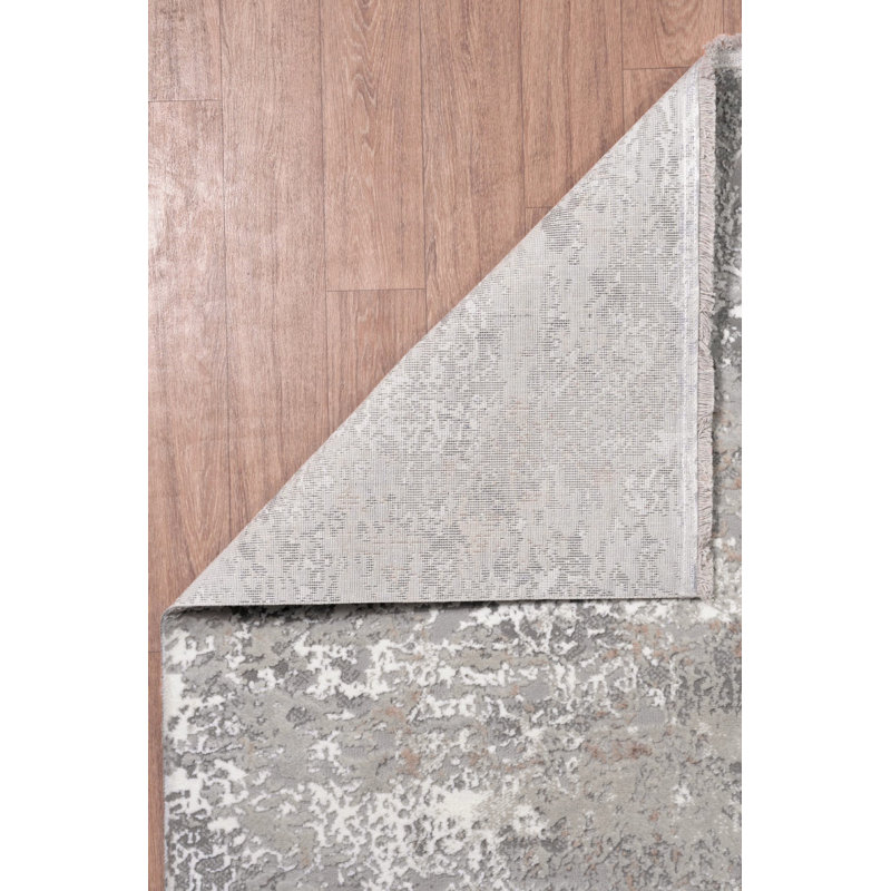 Alyiah Abstract Machine Made Indoor / Outdoor Area Rug, Rectangle 80 x 150cm