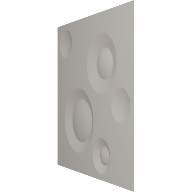 Panneau mural 3D décoratif Cole EnduraWall, H 11,88 po x l 11,88 po x P 0,38 po, Rose champagne