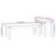 Wrenshall Solid Wood Four Leg Coffee Table-1242560341