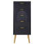 Schick 5 Drawer Bedside Table