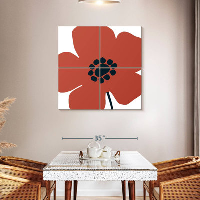 Harnek Pop Art Floral IV rétro