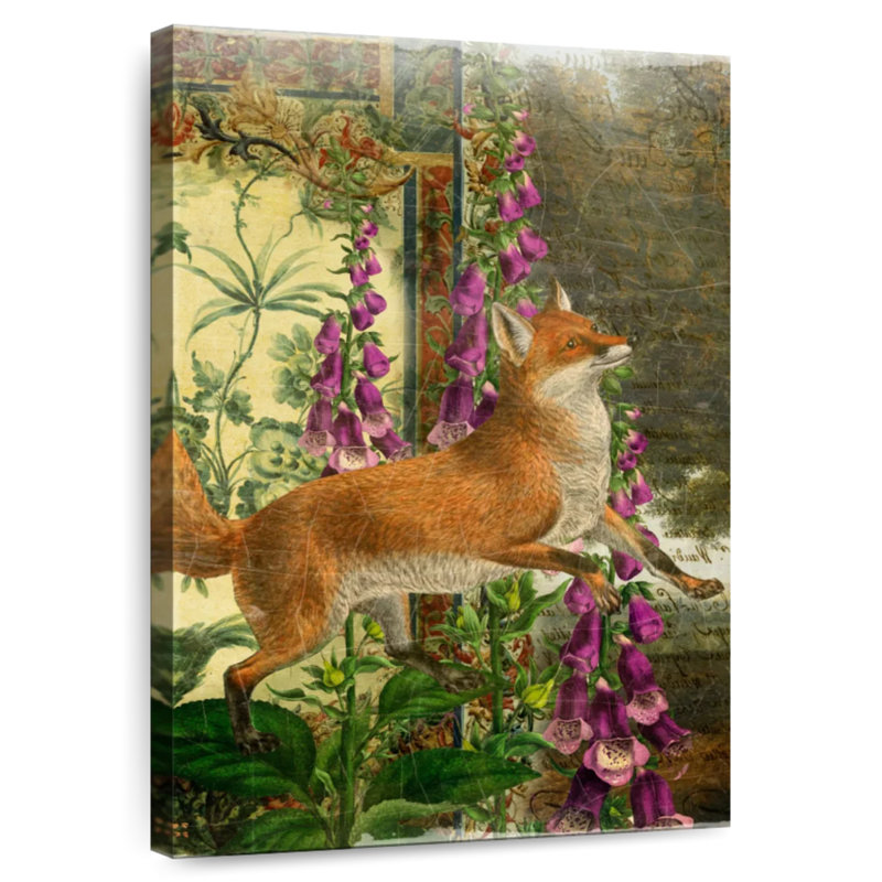 Renards fantaisistes, H 24 po x l 16 po