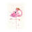 Sweet Flamingo by Sillier Than Sally - Wrapped Canvas Print-1717384638