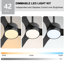 Boun 42'' Ceiling Fan with LED Lights-2018934244-2018934245