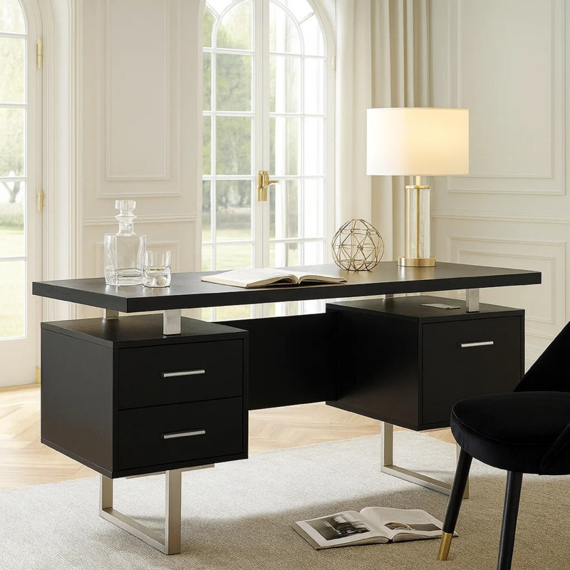 Computer Desk, Espresso Brown