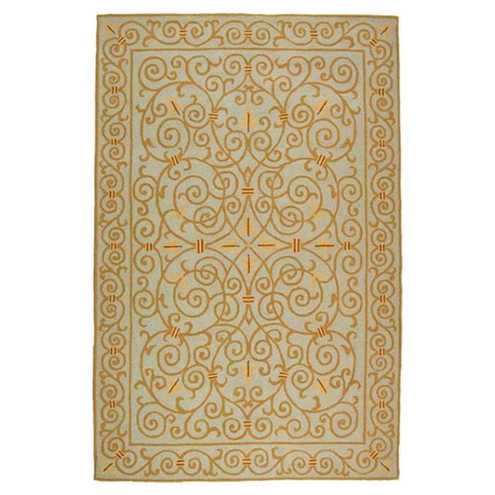 Cher Hand Hooked Wool Pile Oriental Rug