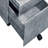 Silver Faux Concrete File Cabinet With Manual Close Drawers For Office Look And 3 Work Area