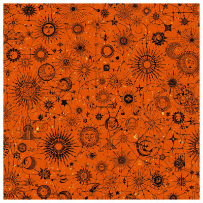 Celestial Sun Moon Patterns Wall Tapestry - Astrology Wall Decor