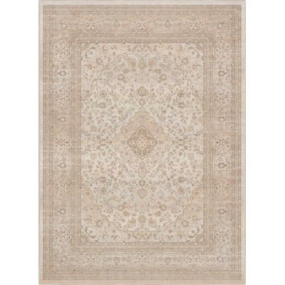 Espy Athens Vintage Medallion Floral Area Rug