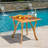 Outdoor Acacia Wood Square Dining Table - 31.50"L X 31.50"W X 30.00"H