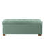 Banc de rangement à couvercle rabattable rembourré Angelick-19099309