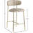 Lupita Upholstered Faux Leather Counter Stool with Iron Frame-12915247-12915246