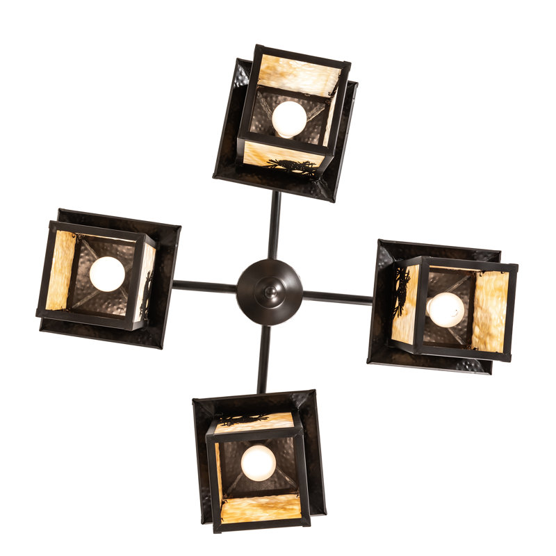 Seneca Winter Pine 4 - Light Chandelier