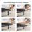 Adjustable Bed Frame With Massage, Wireless Remote, Zero Gravity, 4 USB Ports, Under-Bed Nightlight, 3 Minutes Fast Assembly-1160952162