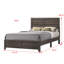 Ensemble de chambre avec lit plateforme Estol 4-2 Estol-694110858-694110854