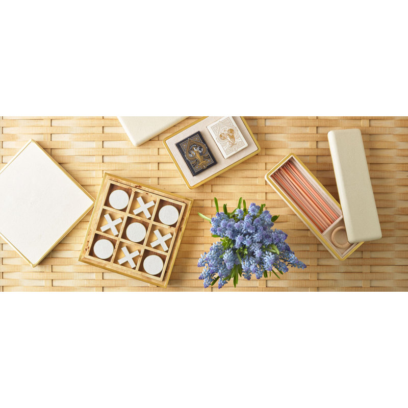 Shagreen Card Set, Cream