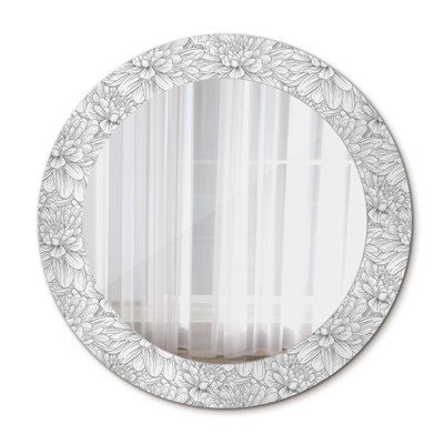Huldar Glass Flat Wall Mirror