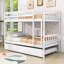 Lit superposé simple au-dessus d'un lit simple avec lit gigogne Gudveig de Harriet Bee-1336367281