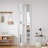 Mirrored Glass And Manufactured Wood Bi-Fold Door With Installation Hardware Kit-110833824