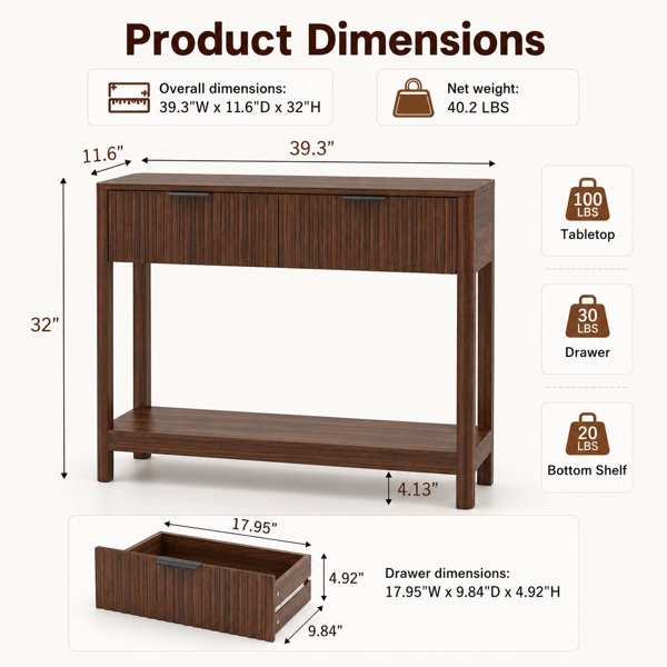 Dimensions du produit