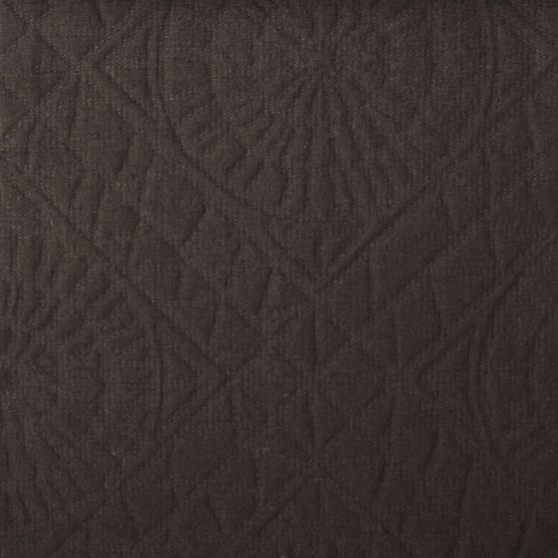 Tissu ventana Alfred Shaheen, Chocolat