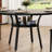47'' Round Dining Table for 4-6, Farmhouse Dining Room Table, Round Dinner Table with Storage Shelf for Dining Room, Kitchen, Living Room, Black-1238081386